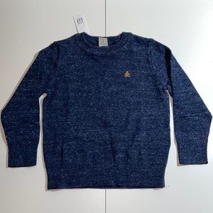 Gap Kids Navy Sweater with Bear Logo - Size 4 Years